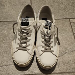 Golden Goose Deluxe Brand (GGDB) Sneakers – White w/ Silver Star